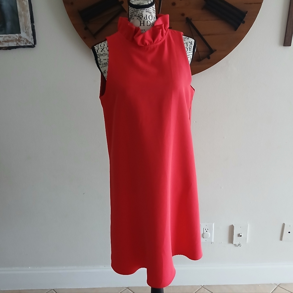 Tuckernuck‎ Blythe Dress Poppy Red - Picture 4 of 11